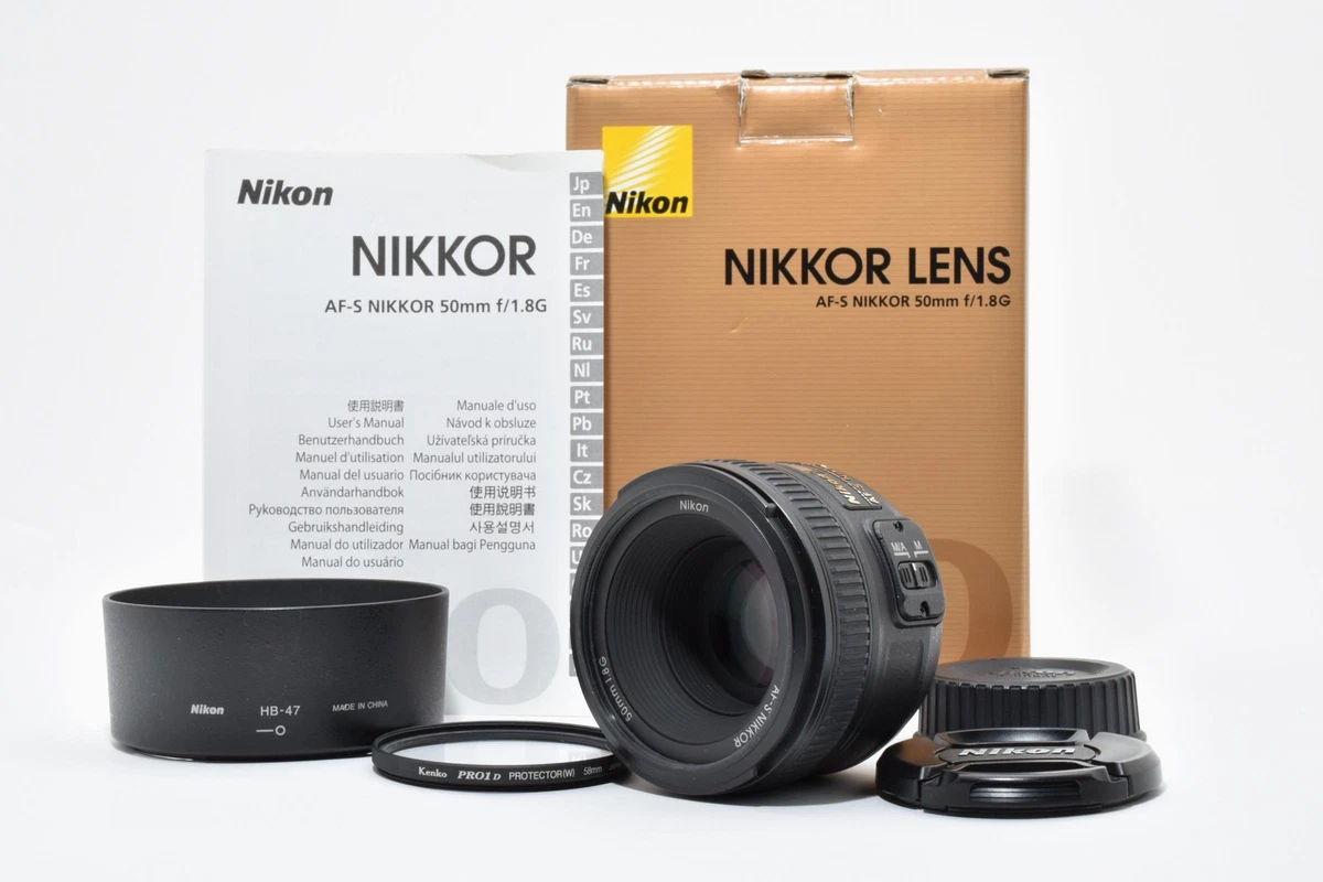 Nikon NIKKOR AF-S f/1.8 Camera Lenses 50mm Focal for sale | eBay