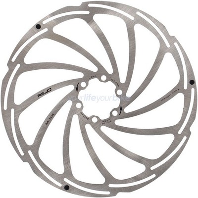 XLC BR-X148 BREMSSCHEIBE 190g UCI 203mm 6-LOCH FAHRRAD ROTOR SCHEIBENBREMSE DISC