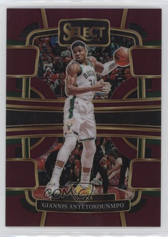 2023 Panini Select Concourse Maroon Prizm 11/175 Giannis Antetokounmpo #60 1u6