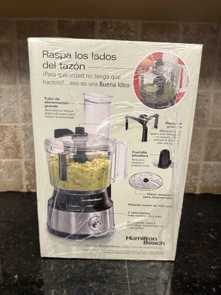 NEW Hamilton Beach 10 Cup Food Processor Chopping Blade Shred Disc Bowl Scraper - Image 2 of 4