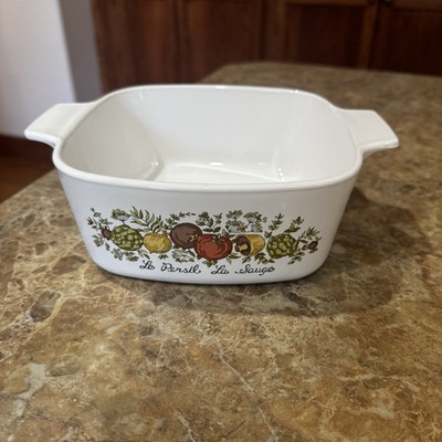 Vintage Corningware Spice Of Life 1.5 QT Casserole Dish A-1 1/2-3 Baking