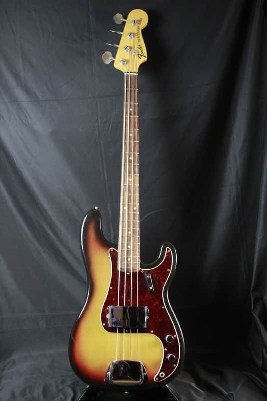 Vintage 1970 Fender Precision Bass w / HSC Super Clean P-Bass