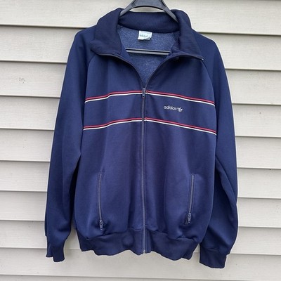 80’s Vintage adidas Track Jacket:XL Vintage 80s Adidas Track Jacket Blue Size XL Men's | eBay