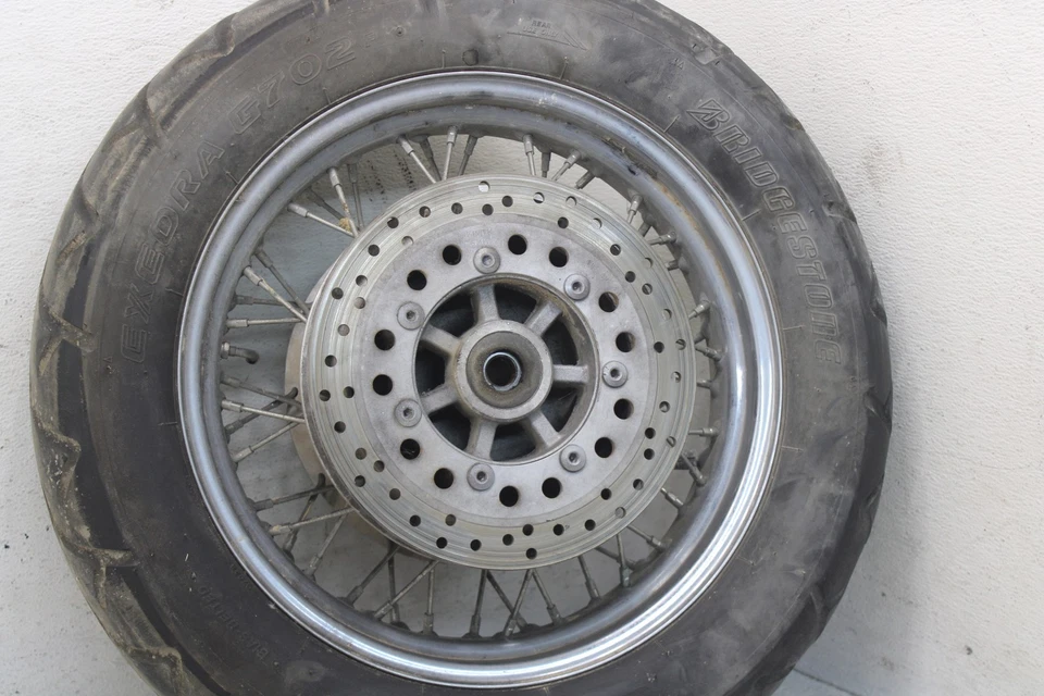 99-08 KAWASAKI VULCAN 1500 VN1500N CLÁSICO OEM RUEDA TRASERA 16X3,50 RADIOS W83 Foto 2 de 4