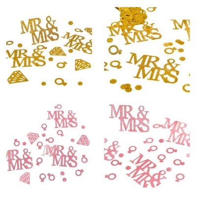 Glittering Confettis Wedding Rings Sequins for Wedding Ceremony Birthday