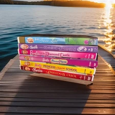 Barbie DVD Movie Collection Lot of 6! GUC! Xmas Carol, Swan Lake Plus!