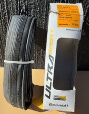 Continental Ultra Sport III Folding 700x25c Road Clincher 180tpi Bike Tire Black