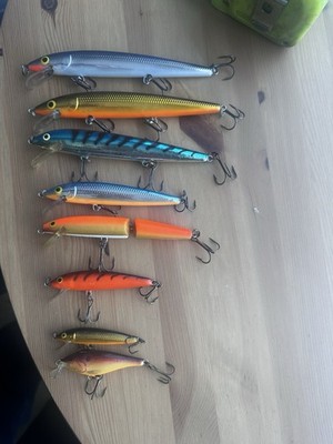 Rapala Husky-Jerk Angelköder 8er Set Forelle Lachs