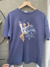 Vintage 90s Come Fly With Us Amsterdam Shirt Size XL