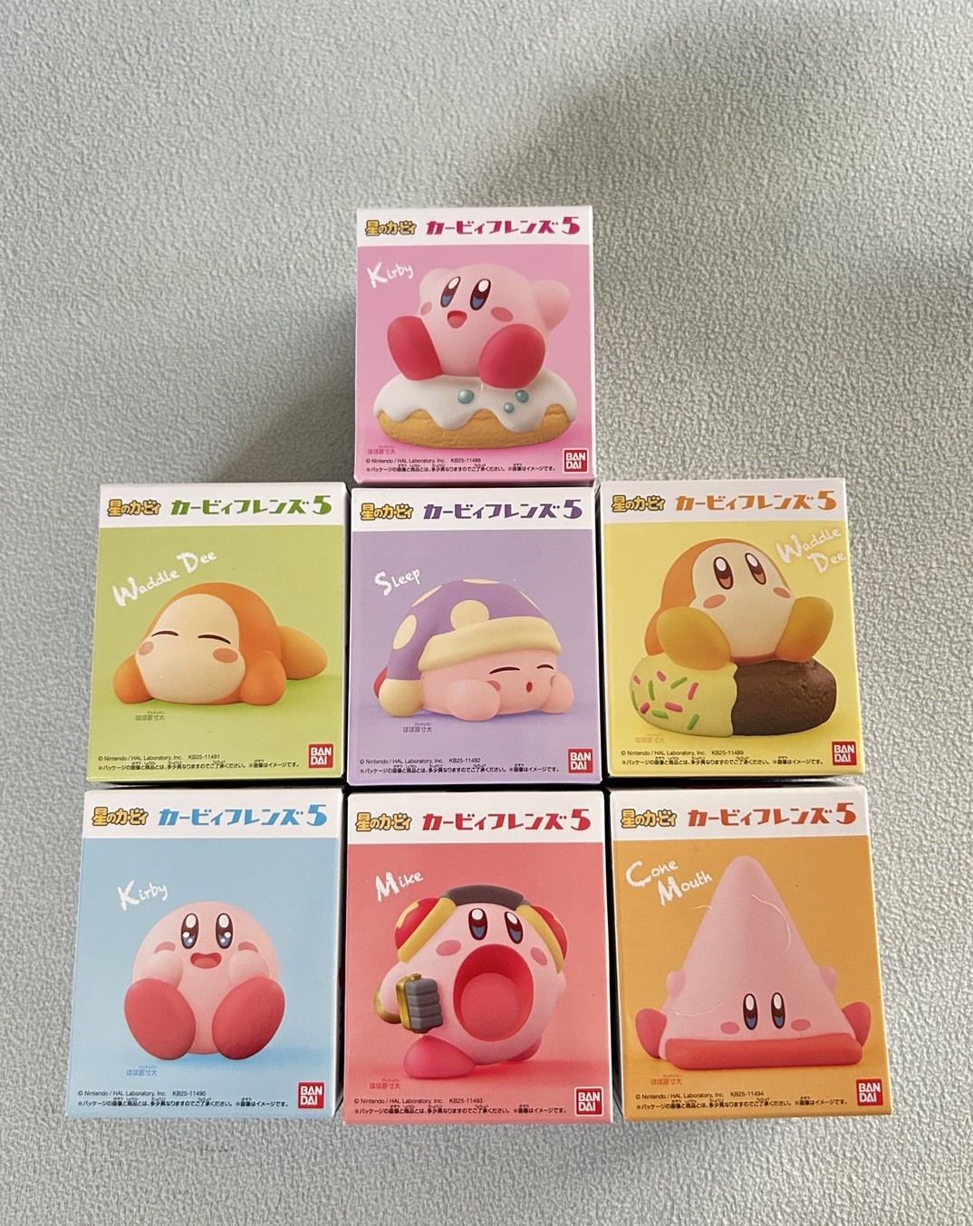 Bandai Kirby's Dream Land Friends 5 Vinyl Figures Single Blind Box