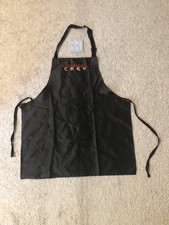 Vintage Cinemark Employee Crew Black Snack Food Attendee Cashier Apron One Size