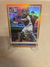 2019 Donruss Baseball Grayson Greiner Orange Holo No.205 Detriot Tigers