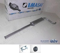 Imasaf Auspuff MSD Mitteltopf für Lada Samara (2108 2109) 1.1/1.3/1.5
