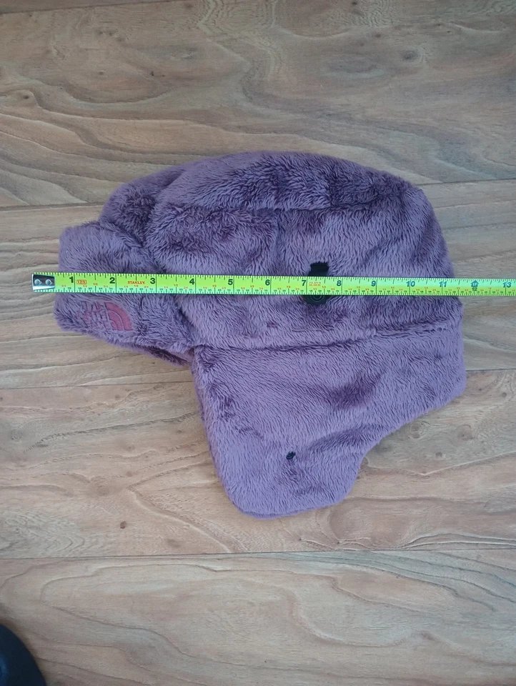 Chapéu North Face Earflap - Extra Grande - Raro - Pilha Profunda - Roxo / Vermelho - Imagem 4 de 4