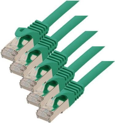 InLine® Cavo Patch S/FTP Cat.8.1 2000 MHz Senza Alogeni Rame AWG26 1m Nero | 40 Gb/s Per Data Center E Reti Veloce - 4