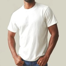 American Giant USA Made Men's Premium Slub Crew Tee Bone Size Small NWOT