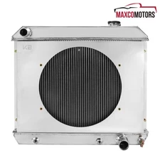 Radiator+Shroud Fan Fits 1963-1966 Pontiac Bonneville V8 3 Row Core Design