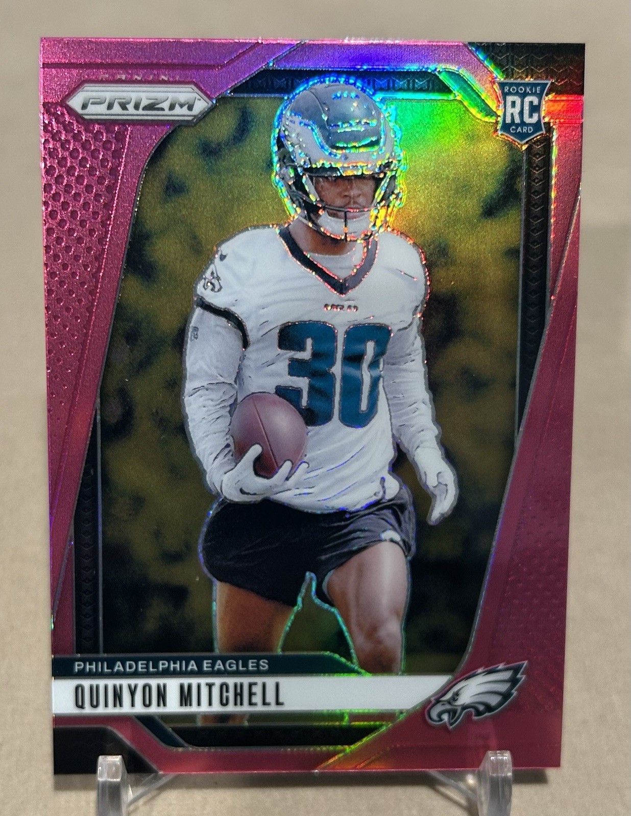 2024 PRIZM PINK ROOKIE 381 Quinyon Mitchell Philadelphia Eagles