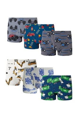 Choco Moon Little Boys'Cotton Garbage Trucks, 5, Color 021 
