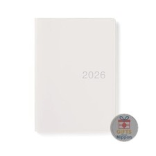 MUJI 2025 Dec Start B6 Monthly Weekly Planner Monday Start White Gray New