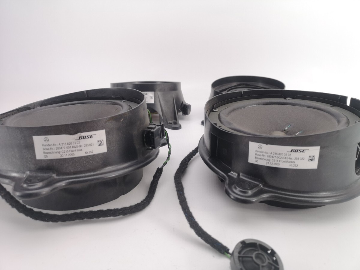 Door and Dash 7 Speakers Set for Mercedes MB CL500 CL55 CL600 C215