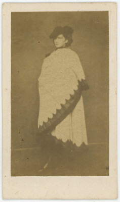 CDV um 1865. Maria Sophia von Bayern, Königin von Neapel.