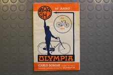 Catalogo Brochure Depliant Biciclette Epoca OLYMPIA Borghi 1939 Corsa R Sport