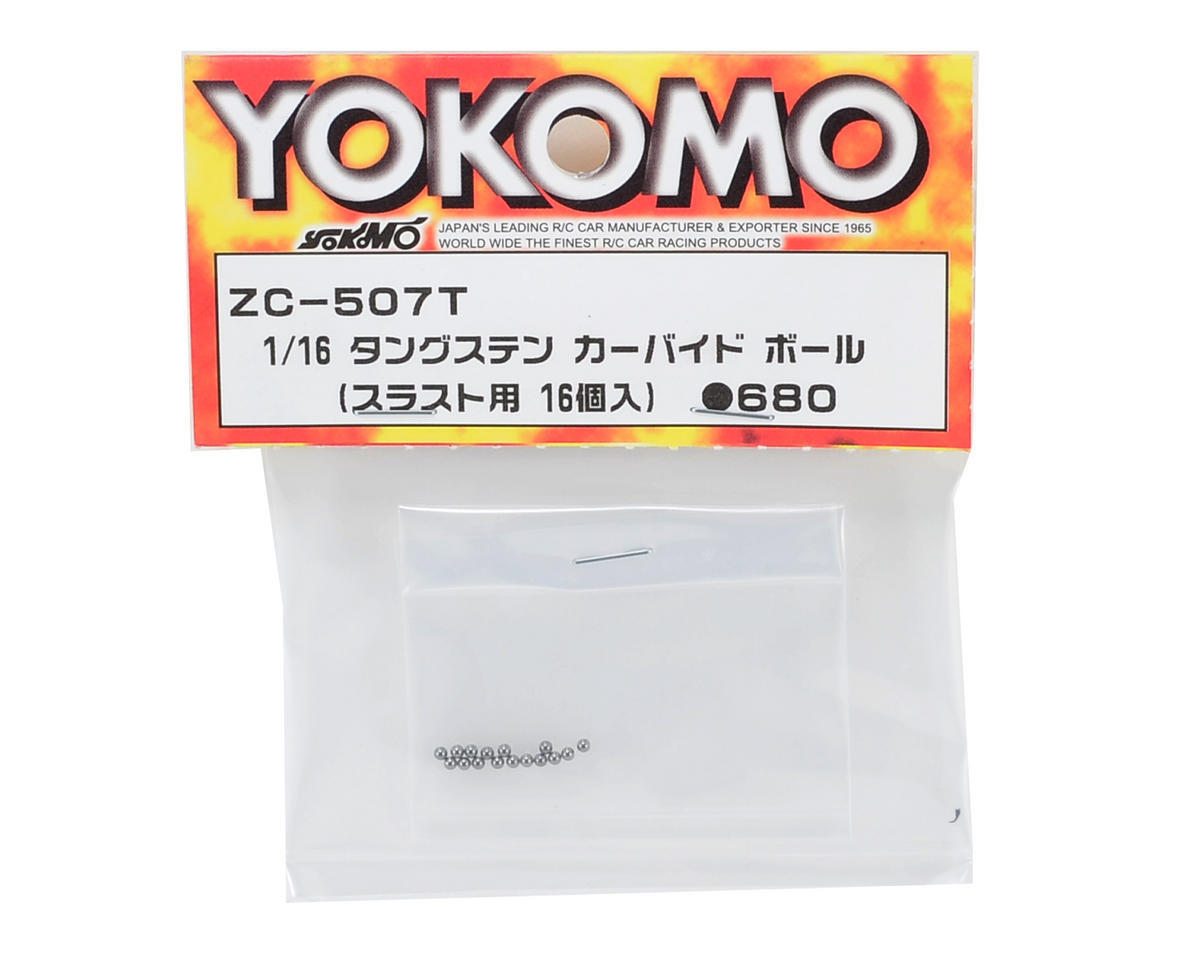 ヨコモ 1/16 タングステン カーバイド ボール (スラスト用16個入) ZC-507T g6bh9ry ヨコモ 1/16 タングステン カーバイド ボール (スラスト用16個入