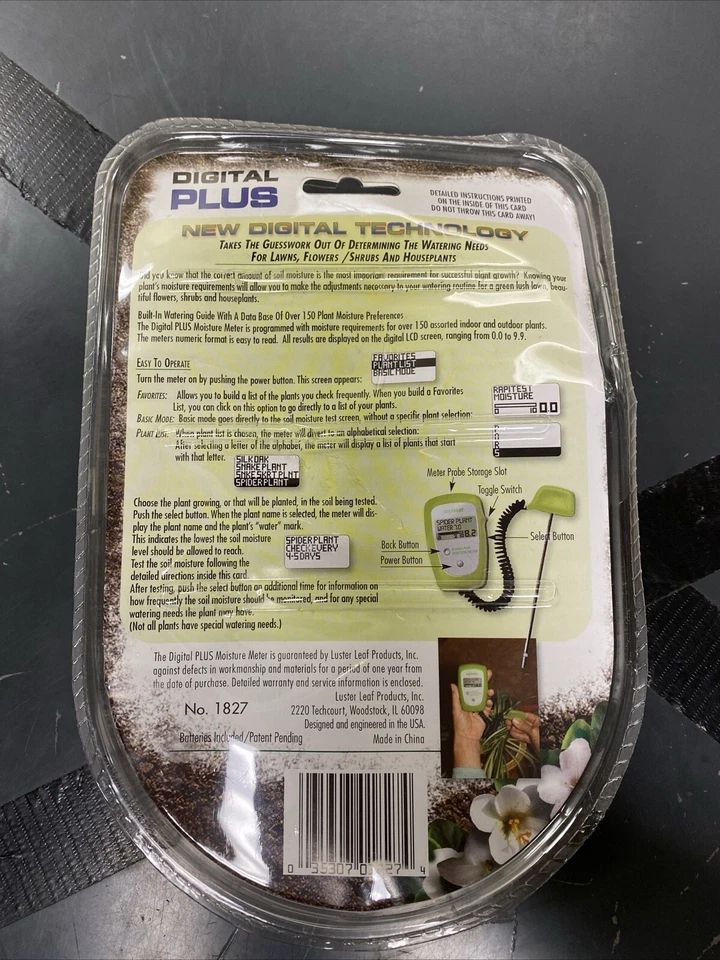Новый цифровой измеритель влажности почвы Rapitest Plus от Luster Leaf No1827 - Изображение 2 из 2