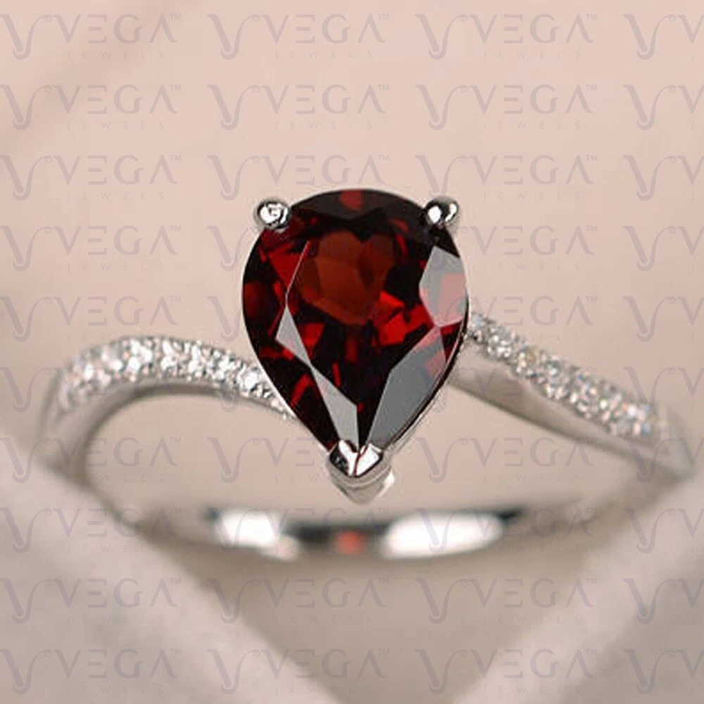 Types of red deals stones for rings