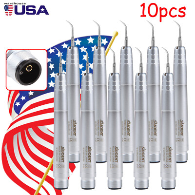 Dental Ultrasonic Air Perio Scaler Handpiece Scaling 2-Holes with 3 Tips VJT