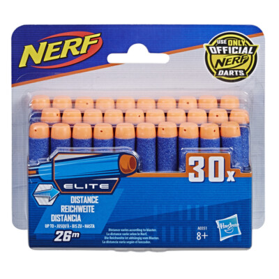 ENSIT 100 fléchettes Nerf n-strike Elite lumineuses blanc ENSIT 100 fléchettes Nerf n-strike Elite lumineuses blanc