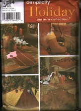 4784 Vintage Simplicity Sewing Pattern Christmas Home Decoration Accessories