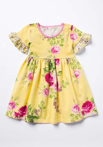 NWT Matilda Jane Enchanted Garden Enchanted Floral Print Dress Size 14 NEW - Picture 2 of 5