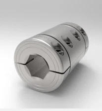 Stafford 9/16" x 9/16" Hex Two-Piece Shaft Coupling 2024 Aluminum 13A009009PSC