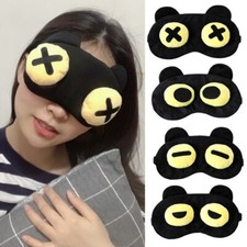 Fluffy Plush Eye mask Travel Sleep Masks Blindfold 3D Children girls kids US L