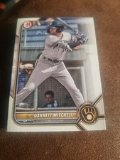 GARRETT MITCHELL 2022 BOWMAN BASEBALL CARD #BP-132 BREWERS (PROSPECT BASE)