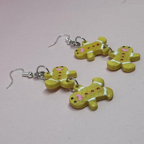 Baked goods earrings various lengths 4cm - 7cm donut donut ginger bread - Picture 10 of 33