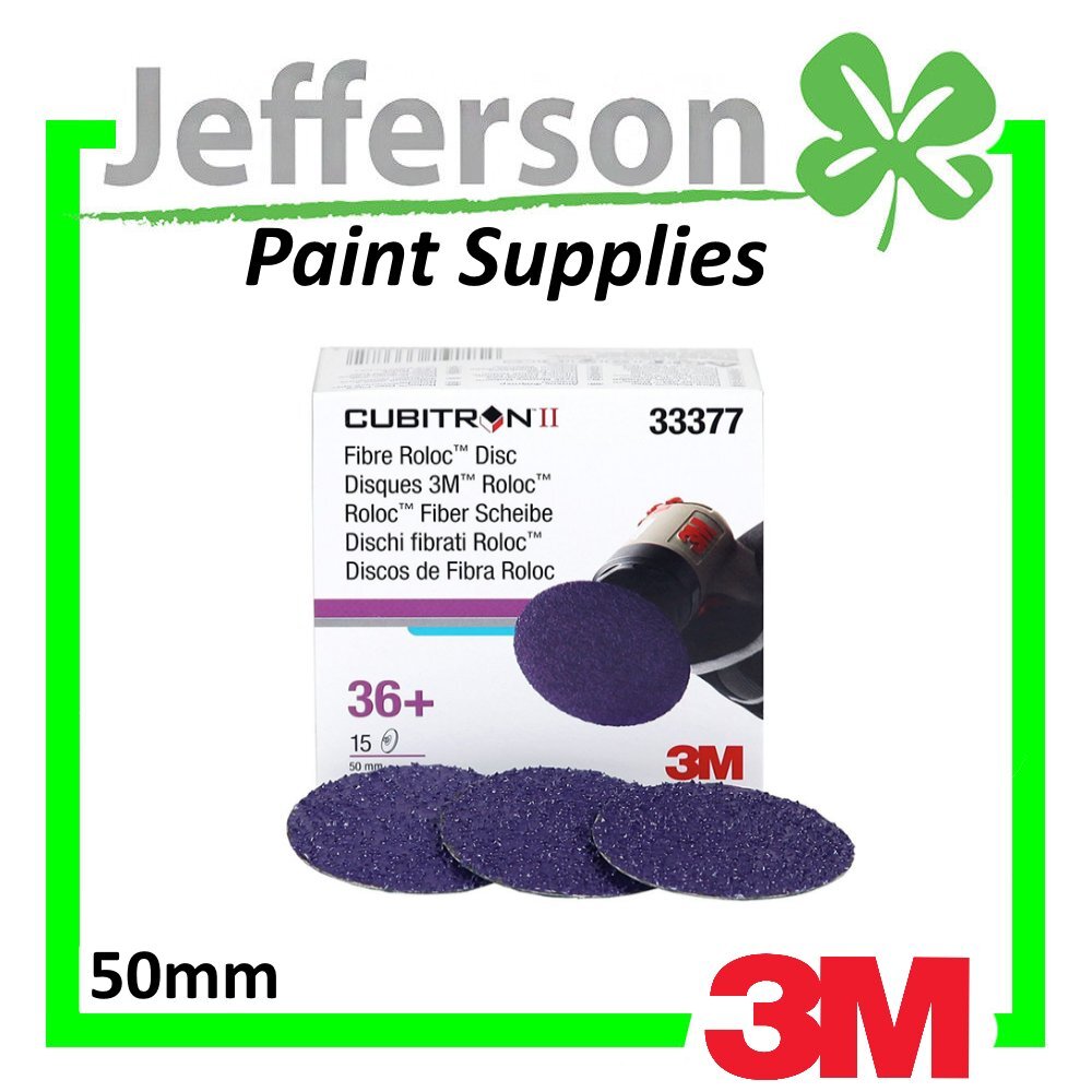3M Cubitron II Fibre Roloc Discs - 2 Inch, 80+ Grit, 15 Discs Pack For Grinding & Sanding