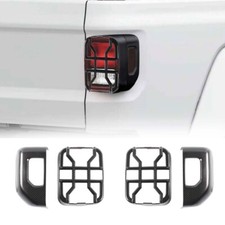 Rear Tail Light Lamp Guards Halogen Covers Hood Protector For Jeep Jt Gladiator