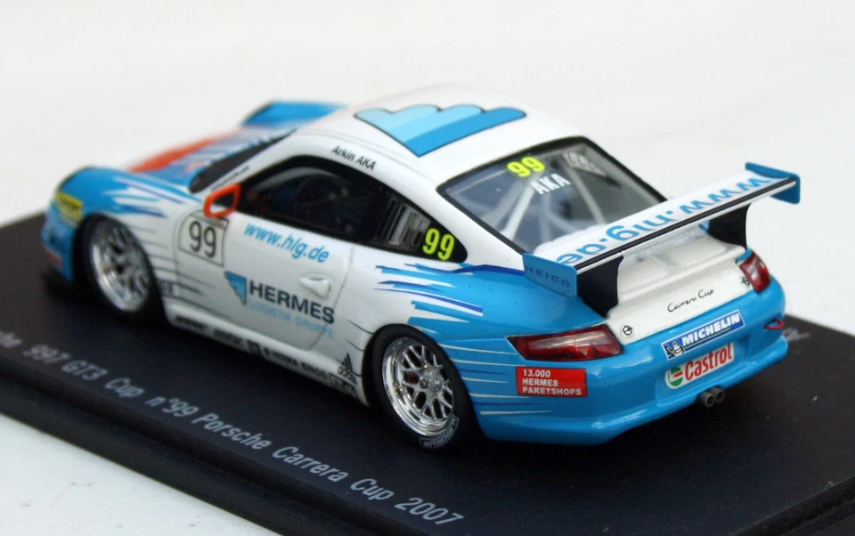 Porsche 911 GT3 Cup 997 "Porsche Carrera Cup 2007" #99 Arkin Aka, Spark M. 1:43 - Immagine 2 di 4