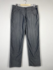 Versace Classic V2 Gray Streight Stretch Lightweight Men's Pants Size 36