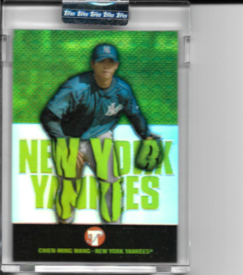 2003 Topps Pristine Chien-Ming Wang Rookie Uncirculated Refractor