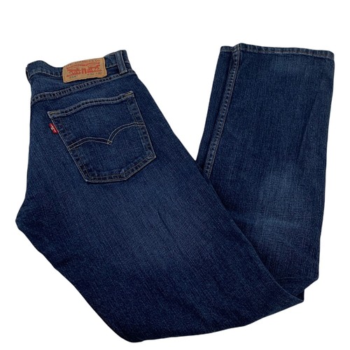 Levi's 514 Straight Leg Jeans Men's W32 L32 Dark Wash Denim | eBay