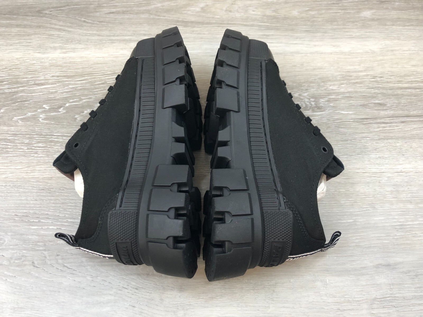 SAOLA Scarpe da donna sneaker Palladium platform 6 5 nere suola a strappo stivaletti grossi