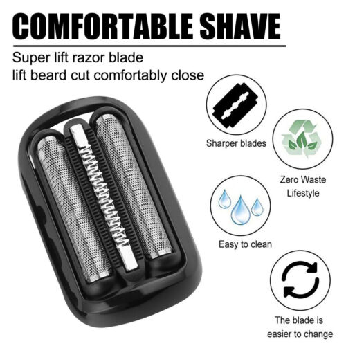 For Braun Razor Blade 53B 5 and 6 Series Replacement Shaver Foil Head Cutter - Picture 2 of 11