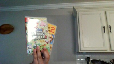 Super Mario Maker 2 And super mario u deluxe (lightly scratched and barley used)
