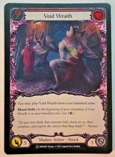 Flesh And Blood Monarch Void Wraith (Red) MON209 Unlimited NM/M - 第 1/1 張圖片