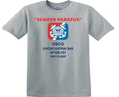 USCGC KATMAI BAY  WTGB-101 *BAY CLASS*SHIRTS.USCG OFFICIALLY LICENSED