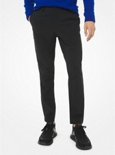Michael Kors BLACK Straight Leg Trousers, US 40X32